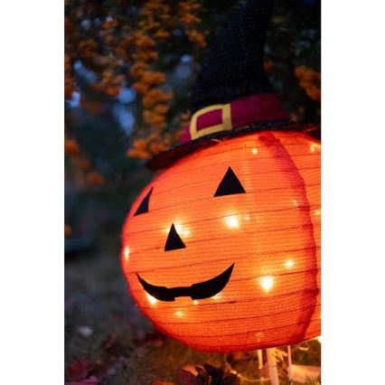 Decoração para exterior LED HALLOWEEN LED/3xAA/branco quente IP44 pumpkin