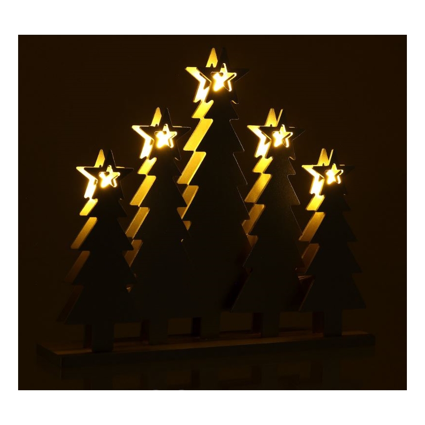 Decorações de Natal LED LED/2xAAA Árvores