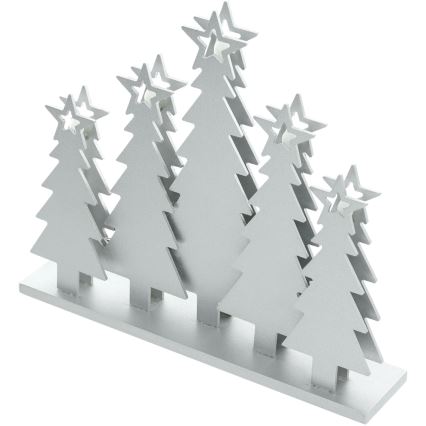 Decorações de Natal LED LED/2xAAA Árvores