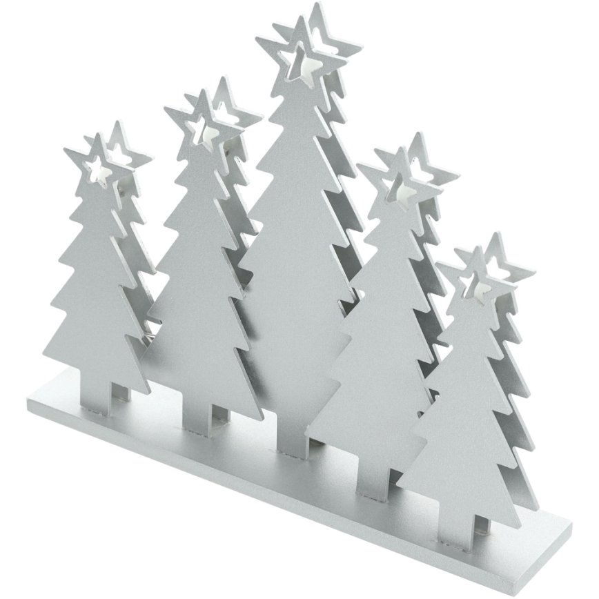 Decorações de Natal LED LED/2xAAA Árvores