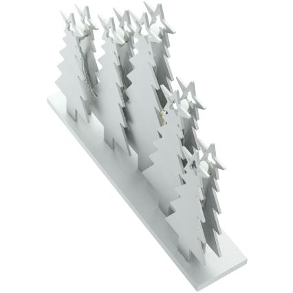 Decorações de Natal LED LED/2xAAA Árvores