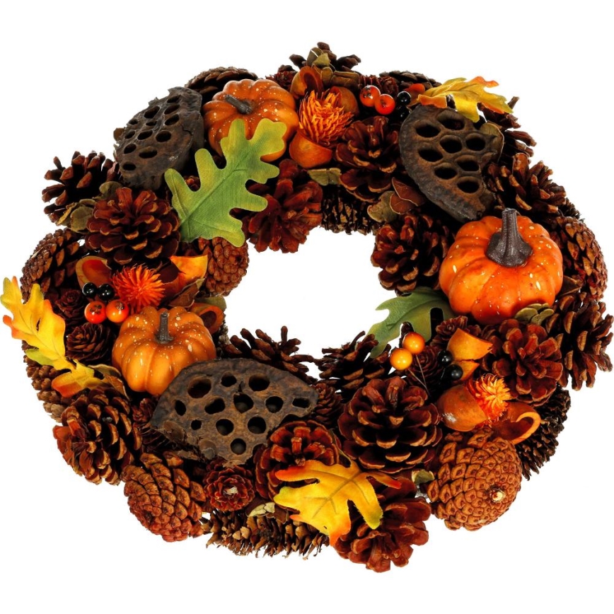 Grinalda de outono HALLOWEEN diâmetro 35 cm