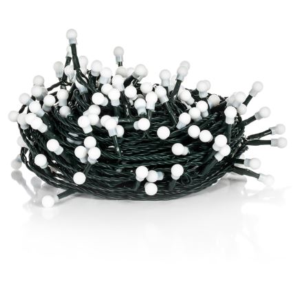 LED cordão para exterior 100xLED/8 funções 15m IP44 branco quente