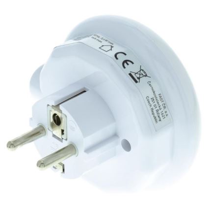 Iluminação de orientação LED com sensor de crepúsculo e tomada LED/0,6W/230V