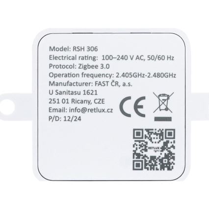 Interruptor inteligente encastrado 230V