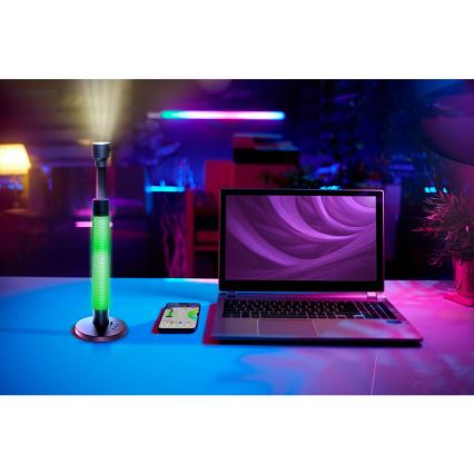 Lâmpada de mesa LED RGBW regulável LED/10W/5V 2700-6000K Wi-Fi Tuya + controlo remoto