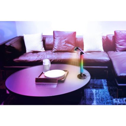 Lâmpada de mesa LED RGBW regulável LED/10W/5V 2700-6000K Wi-Fi Tuya + controlo remoto