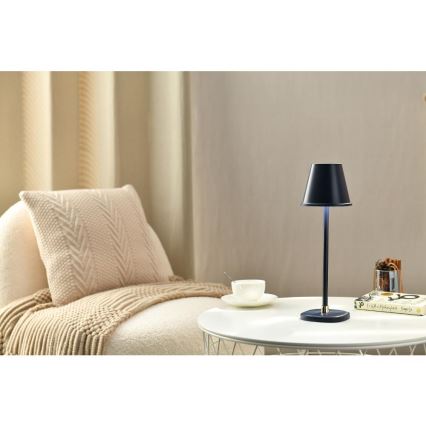 Lâmpada de mesa recarregável LED dimmerizável LED/3W/1800 mAh azul escuro