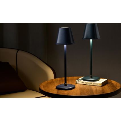Lâmpada de mesa recarregável LED dimmerizável LED/3W/1800 mAh azul escuro