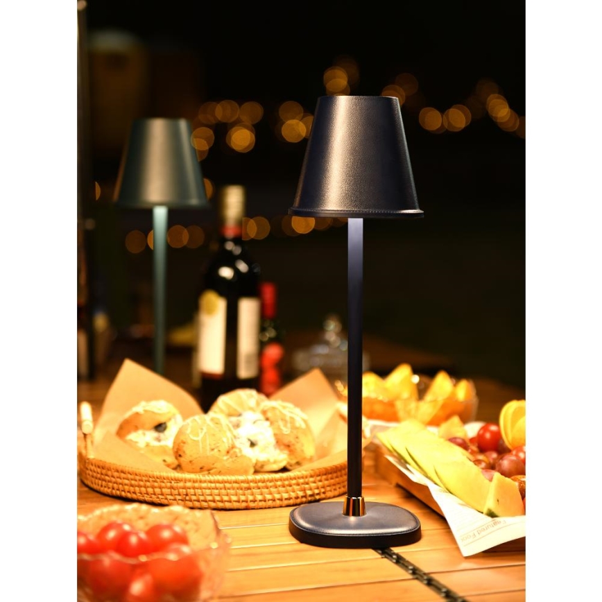 Lâmpada de mesa recarregável LED dimmerizável LED/3W/1800 mAh azul escuro