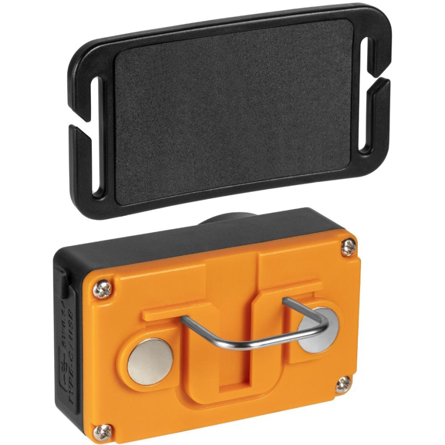 LED lanterna frontal recarregável com sensor e função de powerbank, 1200 mAh, IP44, preta