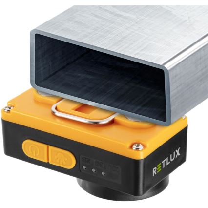 LED lanterna frontal recarregável com sensor e função de powerbank, 1200 mAh, IP44, preta