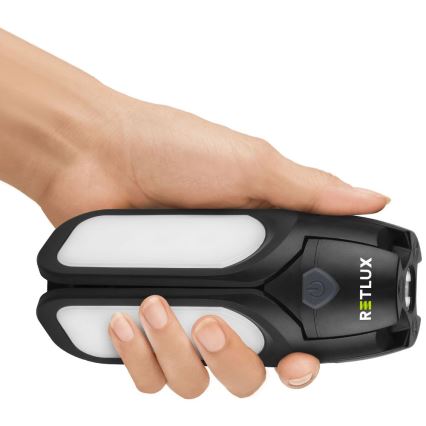 Lanterna de campismo recarregável com painel solar LED/3W/1600 mAh IPX4