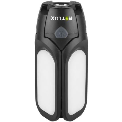 Lanterna de campismo recarregável com painel solar LED/3W/1600 mAh IPX4