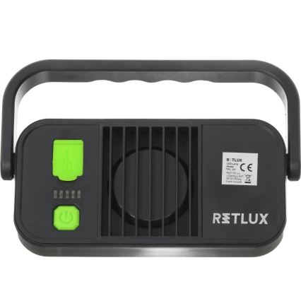 Lanterna de trabalho LED com função powerbank LED/4400 mAh IP44 amarela/preta