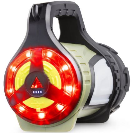 Lanterna LED externa recarregável e regulável com função powerbank — 21W / 4400 mAh — IP44