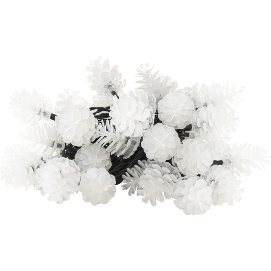 Guirlanda luminosa de Natal LED para exterior, 80 LEDs, 25 m, IP44, multicolorido