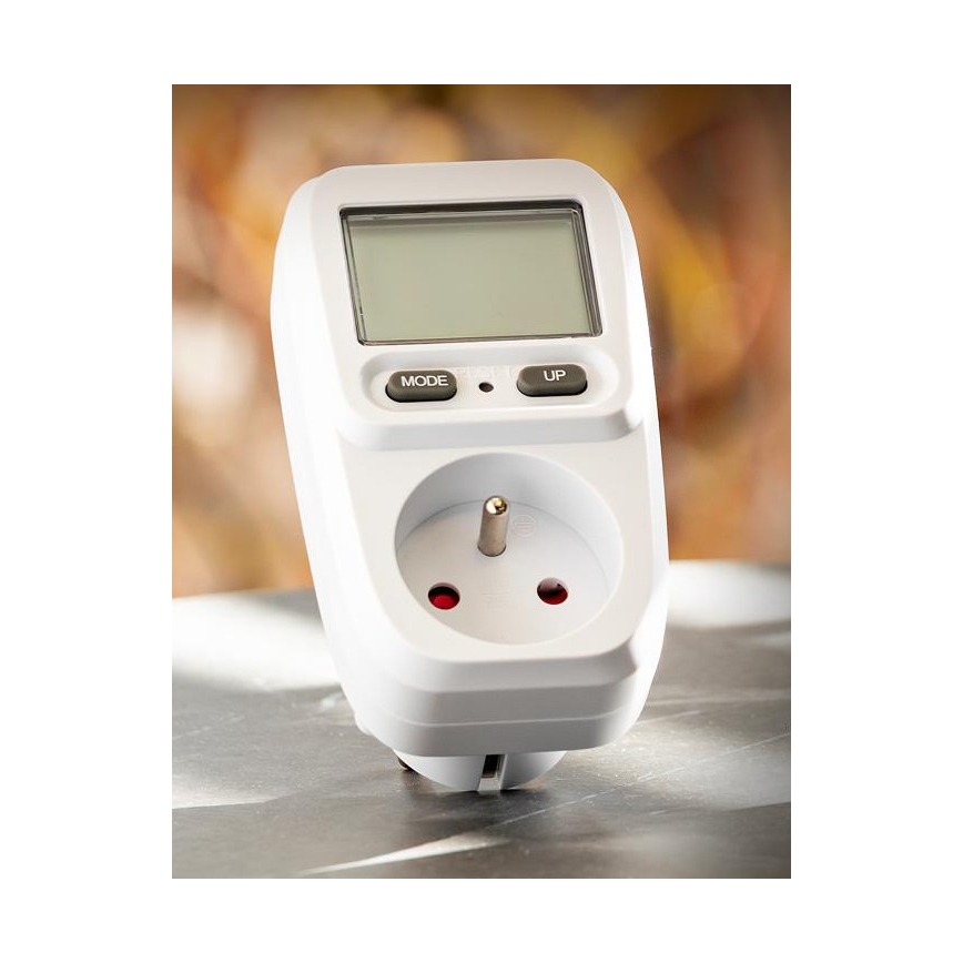 Medidor de consumo de energia elétrica 3680W/230V