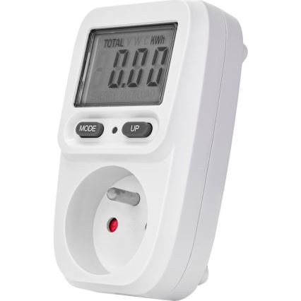 Medidor de consumo de energia elétrica 3680W/230V