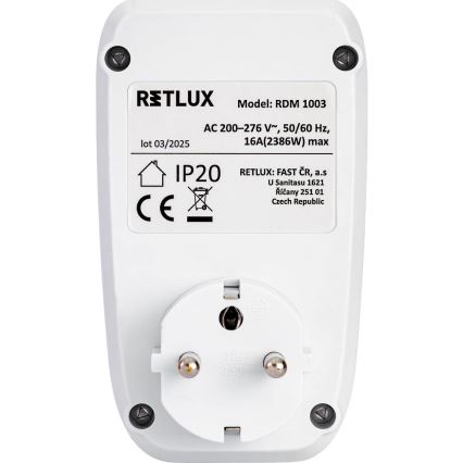 Medidor de consumo de energia elétrica 3680W/230V