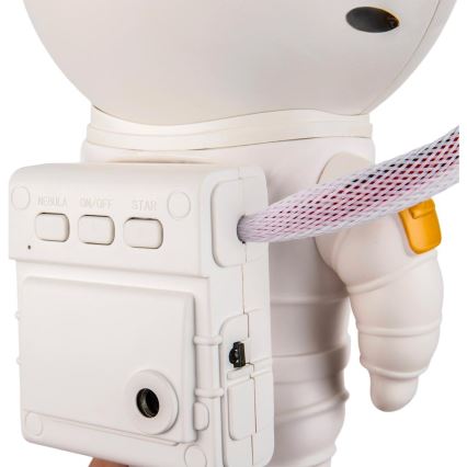 Retlux - Projetor LED infantil 230V astronauta 23,3 cm + controlo remoto