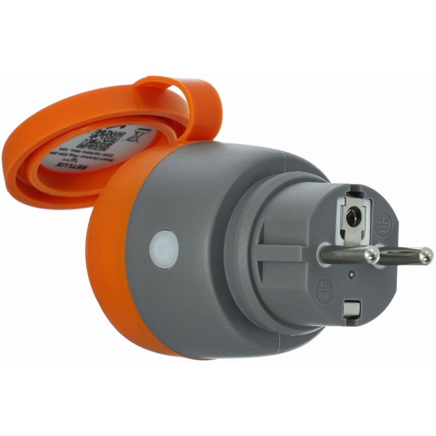 Tomada inteligente para exterior 3680W/230V/Tipo F SCHUKO/16A Wi-Fi IP44