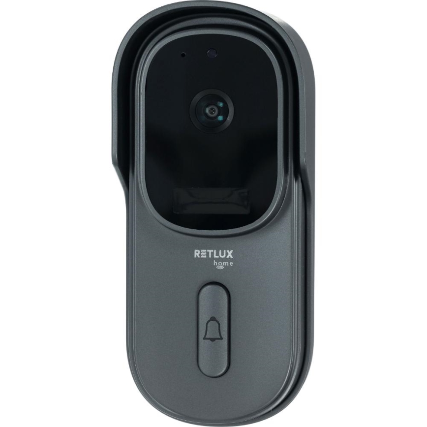 Vídeo porteiro com sensor de movimento 5MPx 1440p 5200 mAh Wi-Fi IP65 antracite