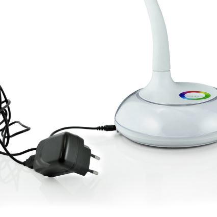 LED RGB Lâmpada de mesa COSMOS 6,5W/230V branco