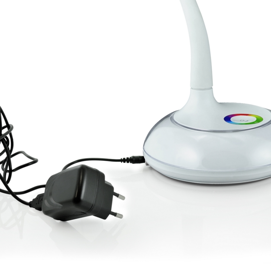 LED RGB Lâmpada de mesa COSMOS 6,5W/230V branco