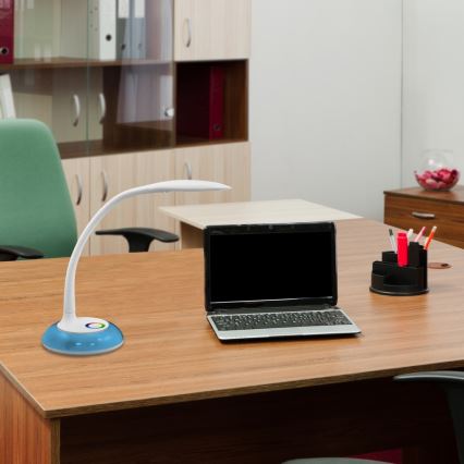 LED RGB Lâmpada de mesa COSMOS 6,5W/230V branco