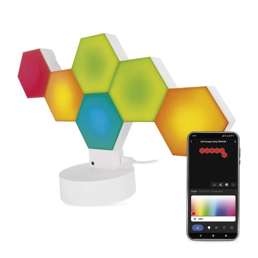 RGBIC Candeeiro de mesa com regulação GoSmart LED/5,5W/230V Wi-Fi Tuya