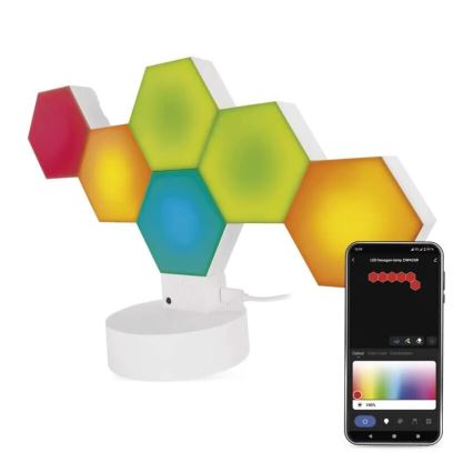 RGBIC Candeeiro de mesa com regulação GoSmart LED/5,5W/230V Wi-Fi Tuya