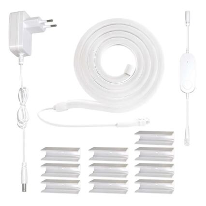 RGBIC Tira LED com regulação GoSmart LED/24W/230V 3 m Wi-Fi Tuya