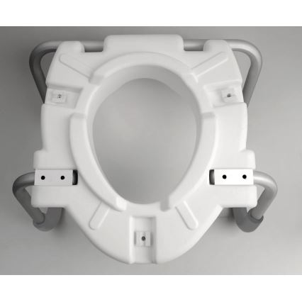 Ridder - Assento de sanita elevado com alças, branco