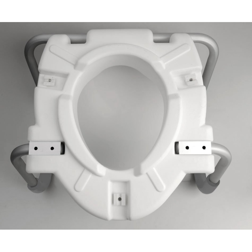Ridder - Assento de sanita elevado com alças, branco