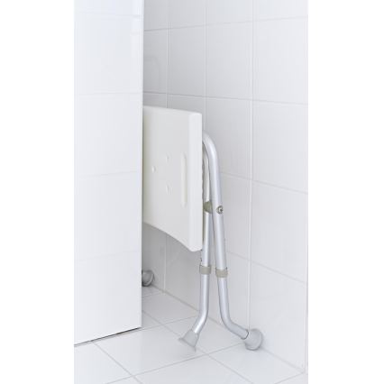 Ridder - Banqueta dobrável 50 x 51 cm branca