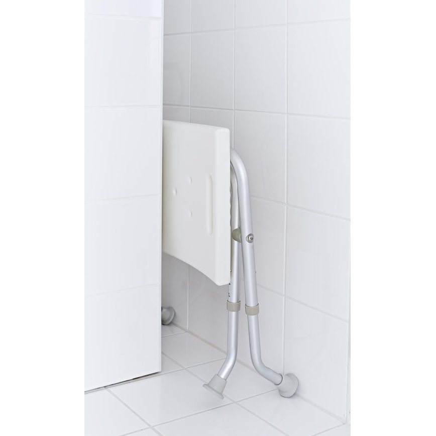 Ridder - Banqueta dobrável 50 x 51 cm branca