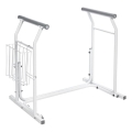 Ridder - Barras de apoio móveis para WC 66x71,5 cm brancas