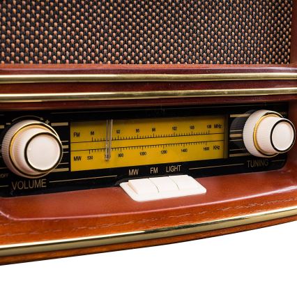Roadstar HRA-1500/N - Rádio FM/MW 24W/230V/6xLR14