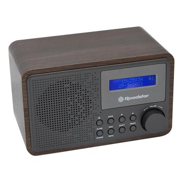 Roadstar HRA-700D+/WD - Rádio com DAB+, FM e despertador 16W/230V/4xAA