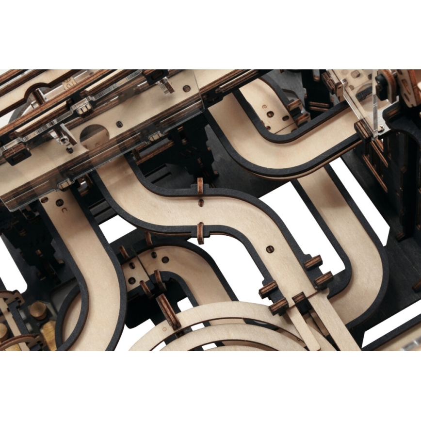 RoboTime - 3D puzzle com pista de berlindes Cidade de obstáculos