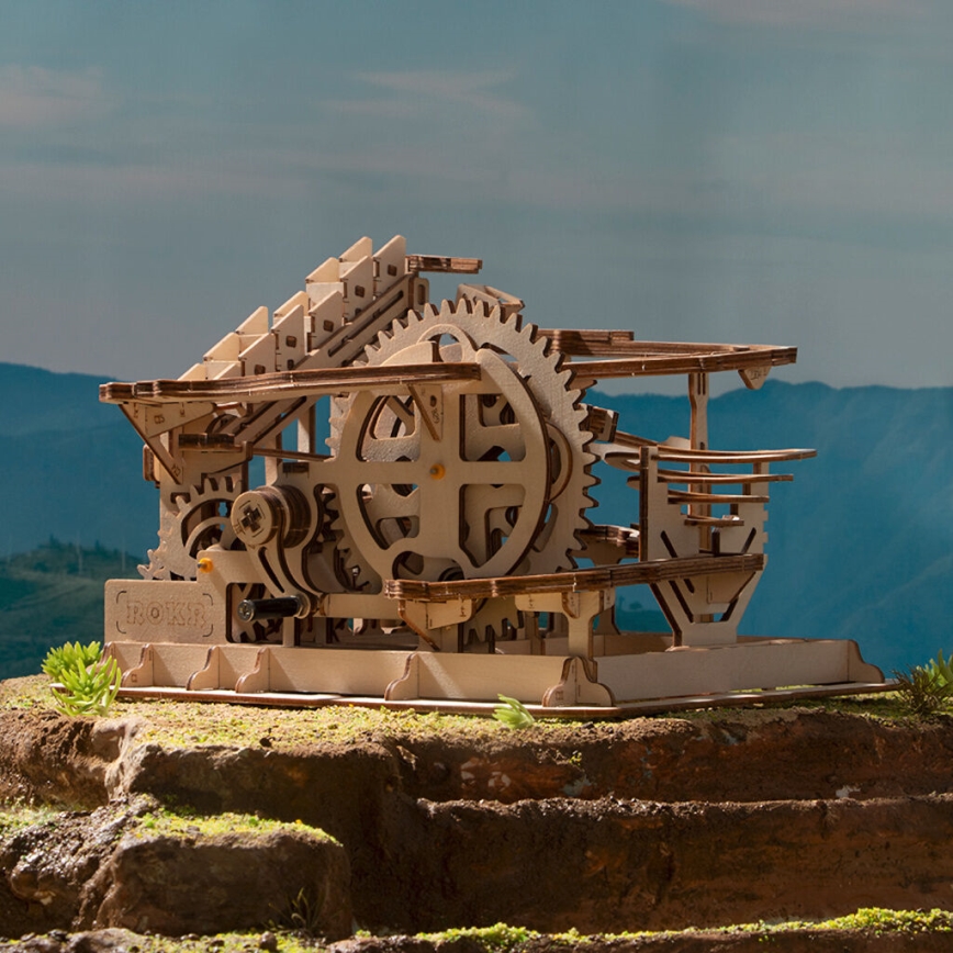 RoboTime - 3D puzzle com pista de berlindes Espiral