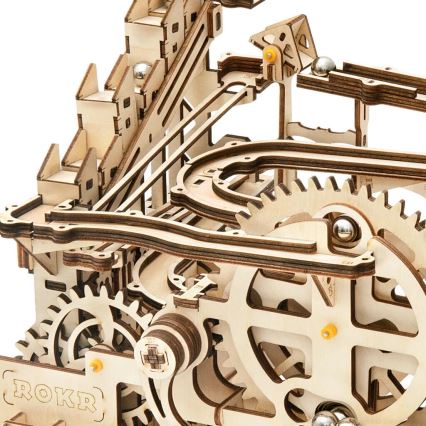 RoboTime - 3D puzzle com pista de berlindes Espiral