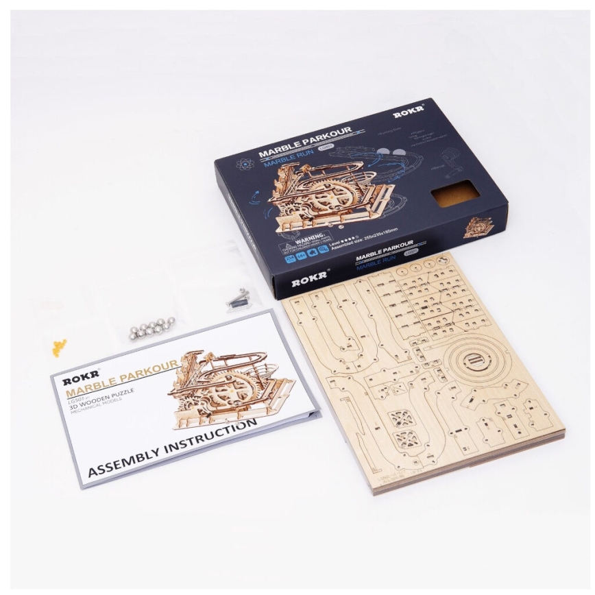 RoboTime - 3D puzzle com pista de berlindes Espiral