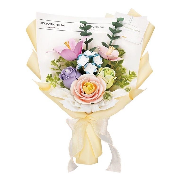 RoboTime - Quebra-cabeça 3D Buquê de Primavera