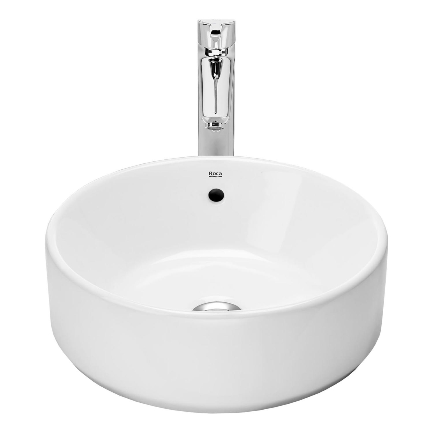 Roca A3270MJ000 - Lavatório de encostar GAP diâmetro 39 cm cerâmica/branco