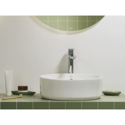 Roca A3270MJ000 - Lavatório de encostar GAP diâmetro 39 cm cerâmica/branco