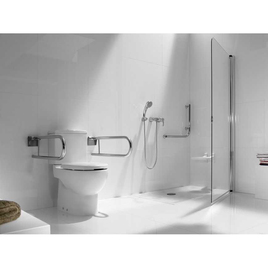 Roca A341242000 - Cisterna de descarga MERIDIAN com ligação inferior, cerâmica/branco