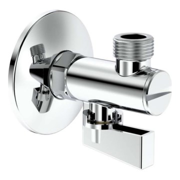 Roca A525168200 - Válvula angular AQUA cromo brilhante