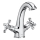 Roca A5A3A4BC00 - Misturador para lavatório + válvula de escoamento com transbordo CARMEN RETRO 17,8 cm cromado brilhante